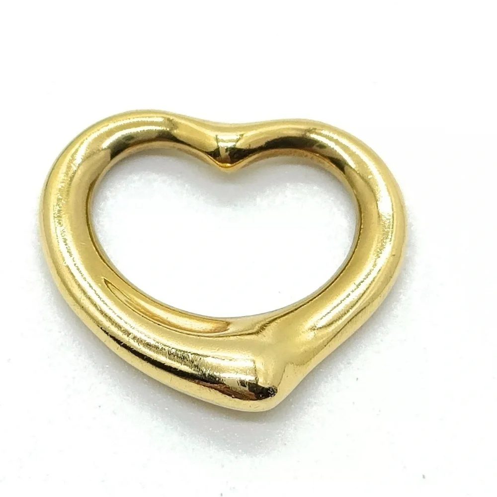 Tiffany & Co. 18KT Gold Open Heart Pendant